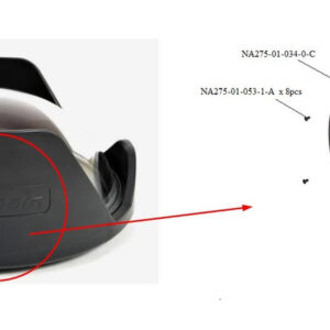 SHADE FOR 230MM OPTICAL GLASS FISHEYE DOME PORT II
